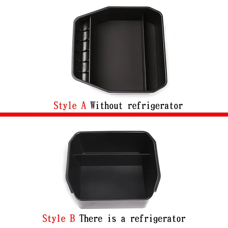 TINKI for Land Rover Defender 110 20-2021 Black Car Central Storage Box Door Phone Glove Armrest Box Storage Box Car Accessories