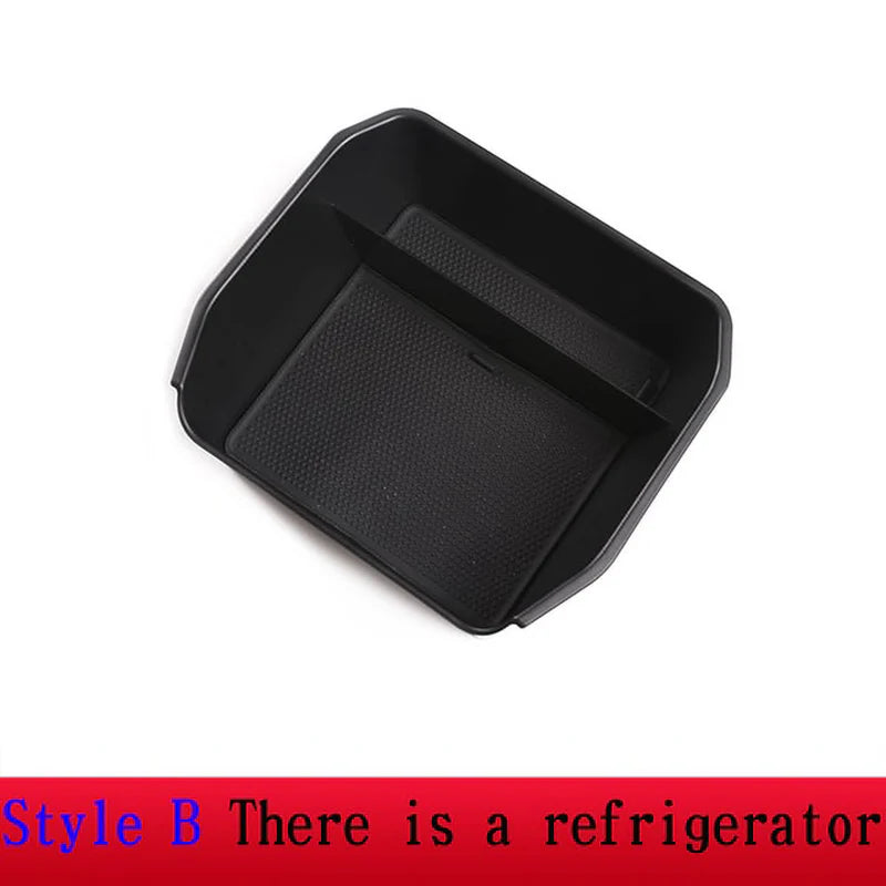 TINKI for Land Rover Defender 110 20-2021 Black Car Central Storage Box Door Phone Glove Armrest Box Storage Box Car Accessories